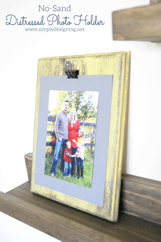 No Sand Distressed Photo Holder Giveaway Simply Designing With Ashley