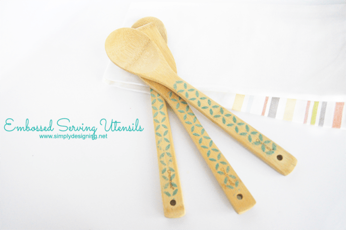 will out!  utensils need turned serving create To embossed you utensils these serving