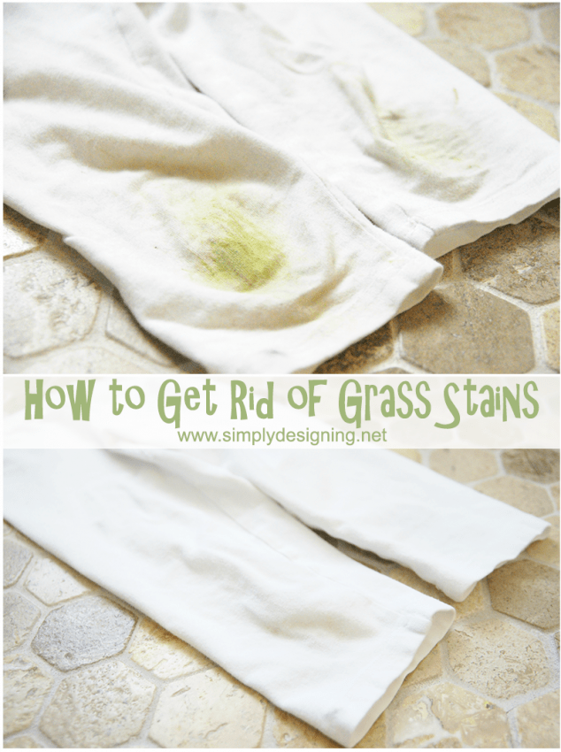 How to get rid of grass stains
