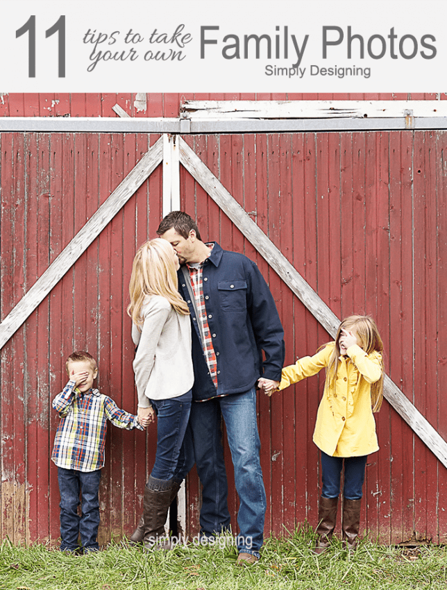 11 Tips To Take Your Own Family Photos