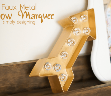 Faux Metal Arrow Marquee Featured Image