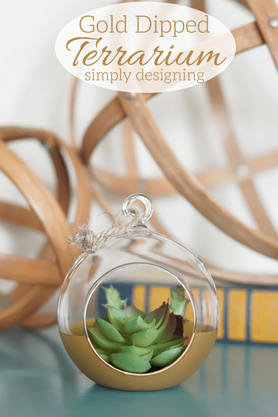 Gold Dipped Terrarium