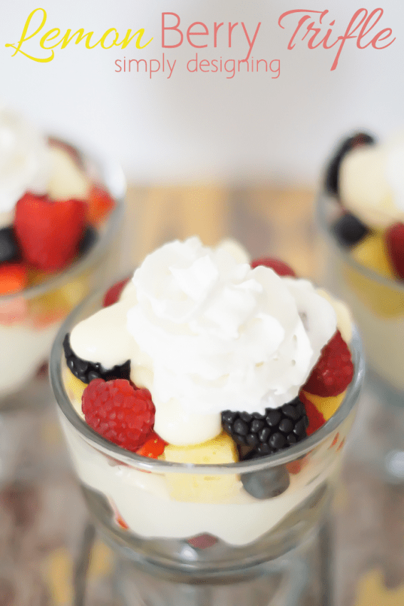 Lemon Berry Trifle With Pound Cake Lemon Berry Trifle With Pound Cake