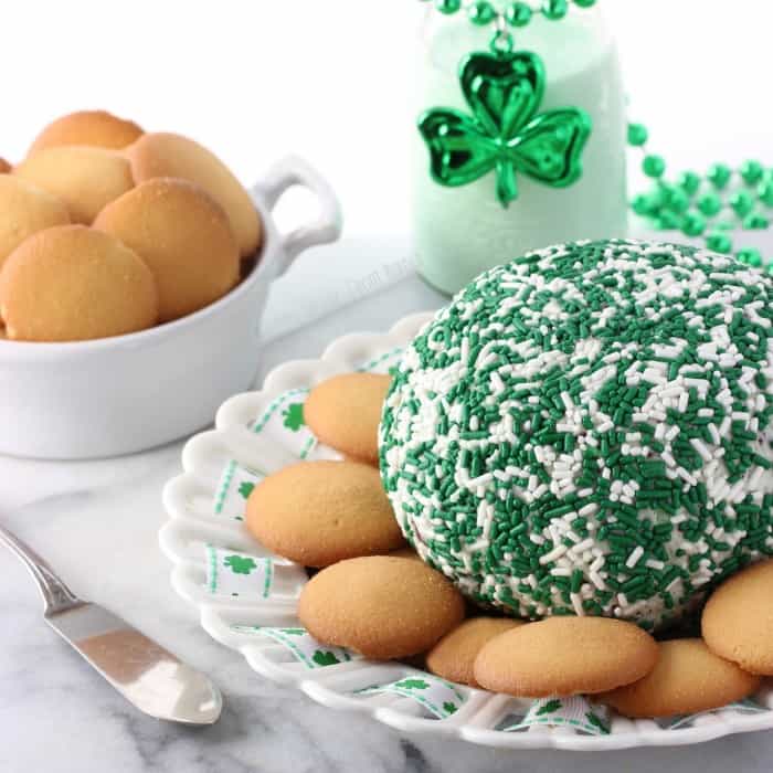 st patricks day cheese ball