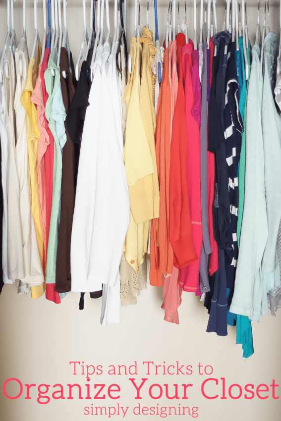 Organize Your Closet Simply Designing with Ashley