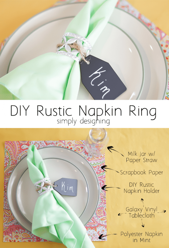 DIY Rustic Napkin Ring