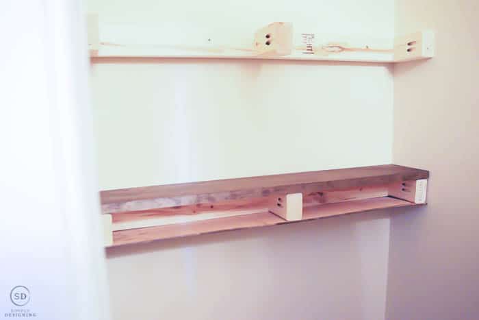 Diy Floating Shelves How To Measure, How To Hang Floating Shelves With Nails