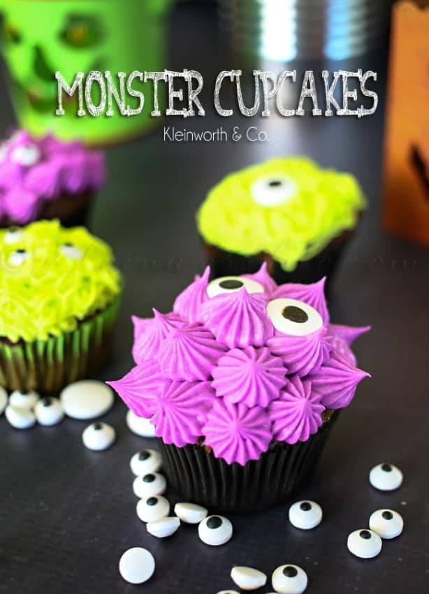 Monster Cupcakes by Kleinworth and Co. 