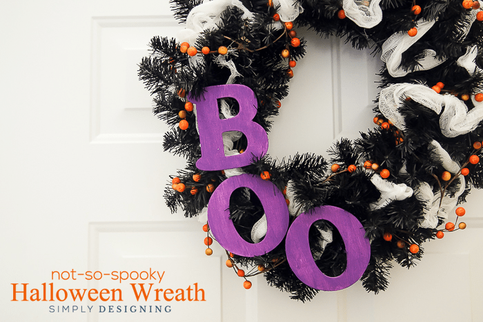 Not-So-Spooky Halloween Wreath
