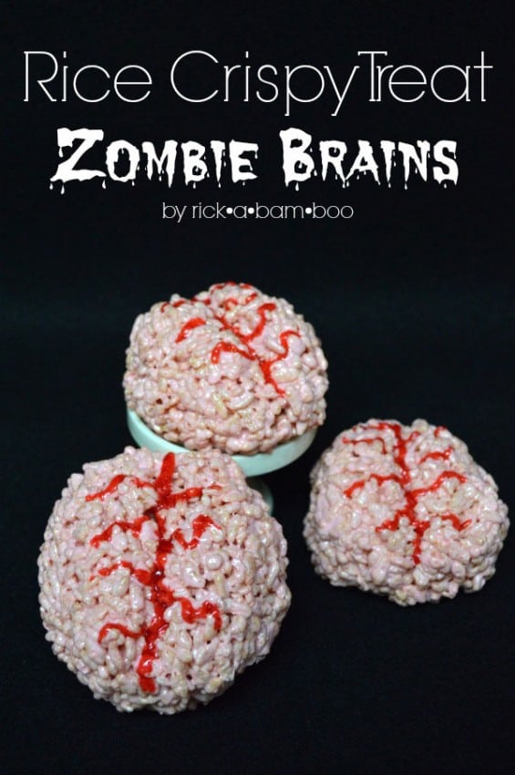 Zombie Brain Rice Krispie Treats by Amber Simmons