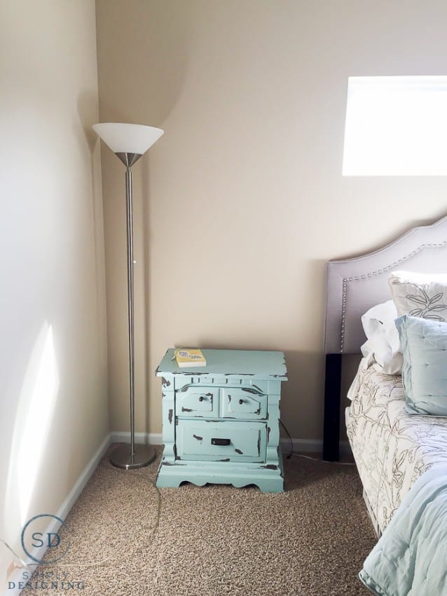 nightstand makeover before