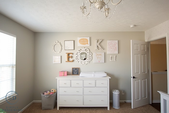 Shared Girls Bedroom and Baby Nursery Reveal