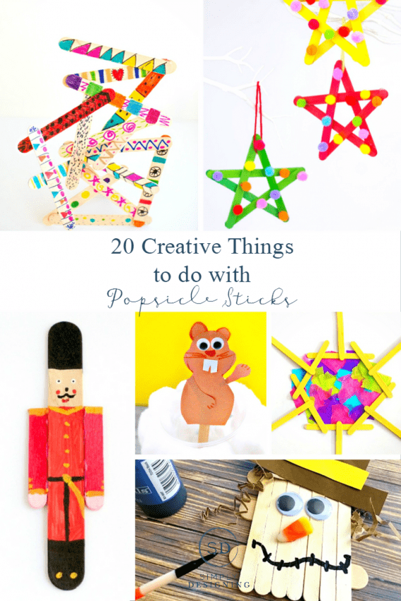 20 Creative Things to do with Popsicle Sticks