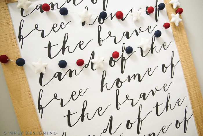 Land of the Free Home of the Brave FREE Print