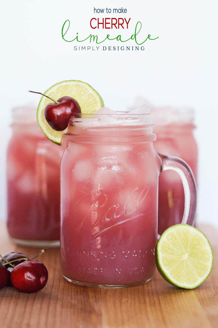 Easy to make Cherry Limeade Recipe