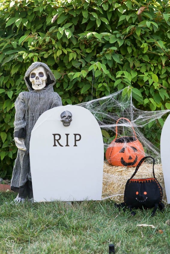 Headstone Halloween Decor
