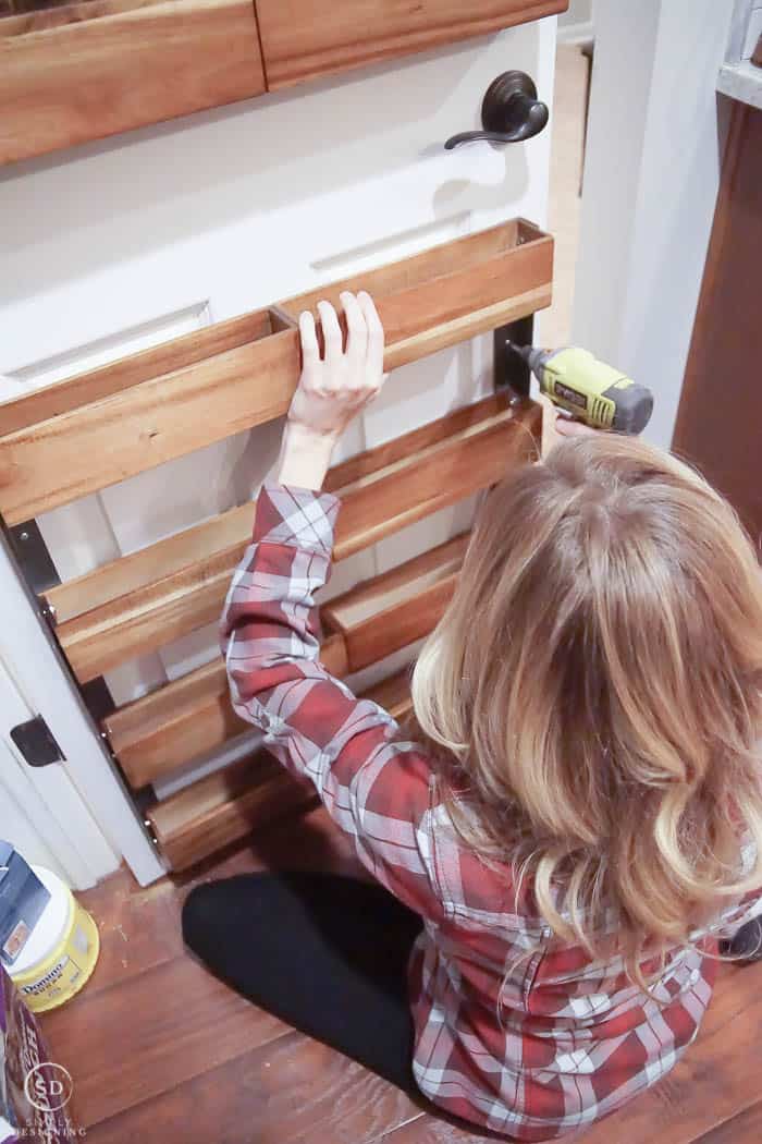 How To Build A Diy Spice Rack That Can, Pantry Door Spice Shelves