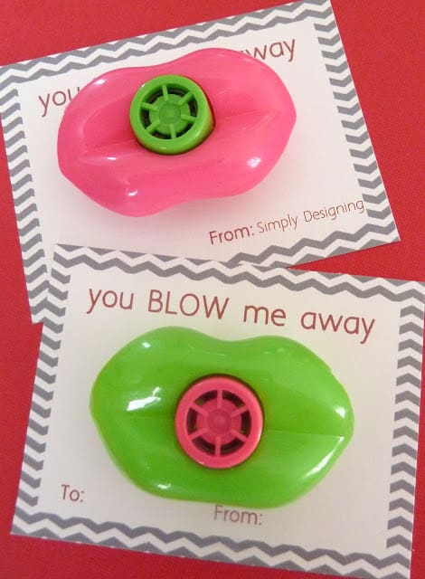 You BLOW me Away Valentines Day Card