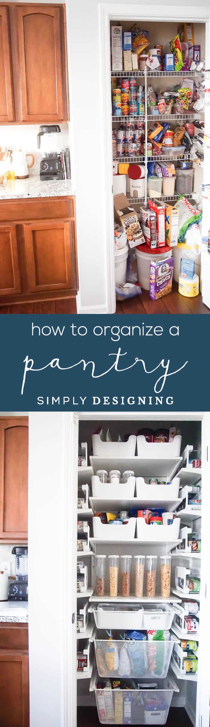 DIY Pantry Organization Ideas - how to organize a pantry - oranize a small pantry - pantry ideas for small spaces