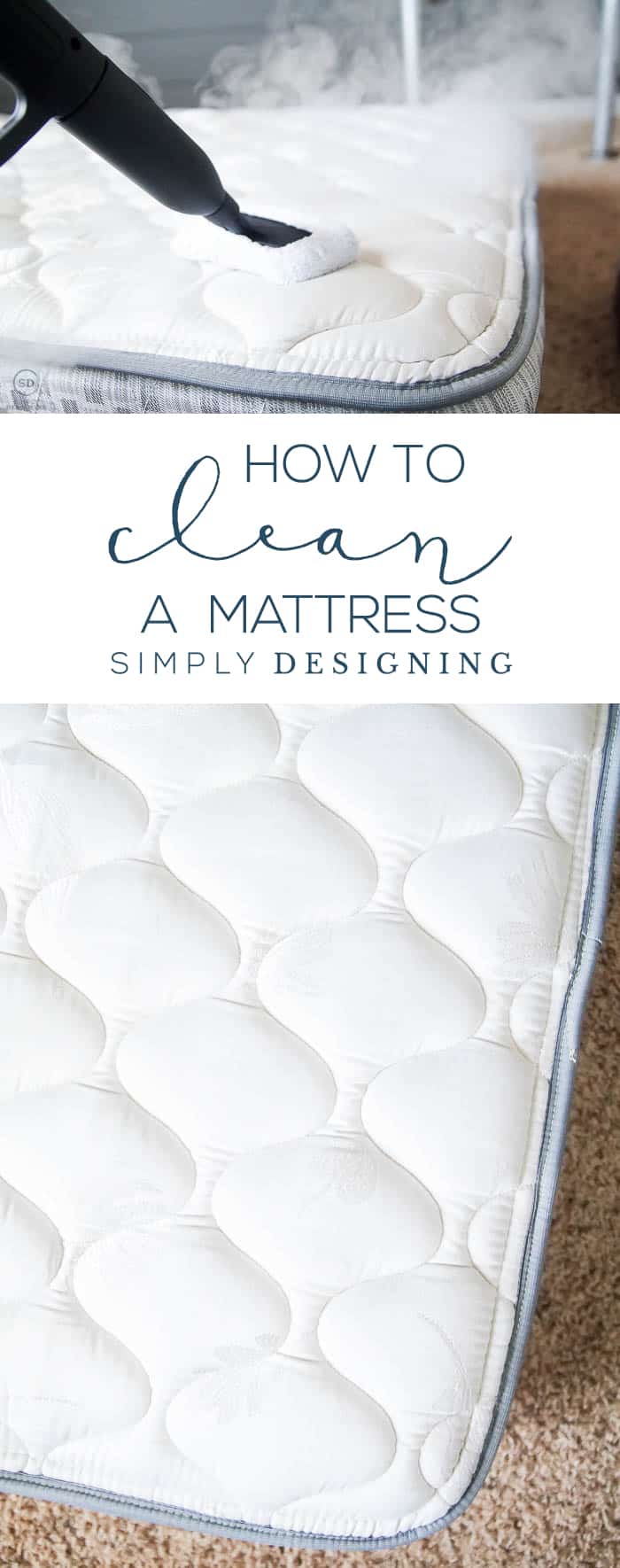 How to Clean a Mattress - deep clean your mattress - can a mattress be steam cleaned