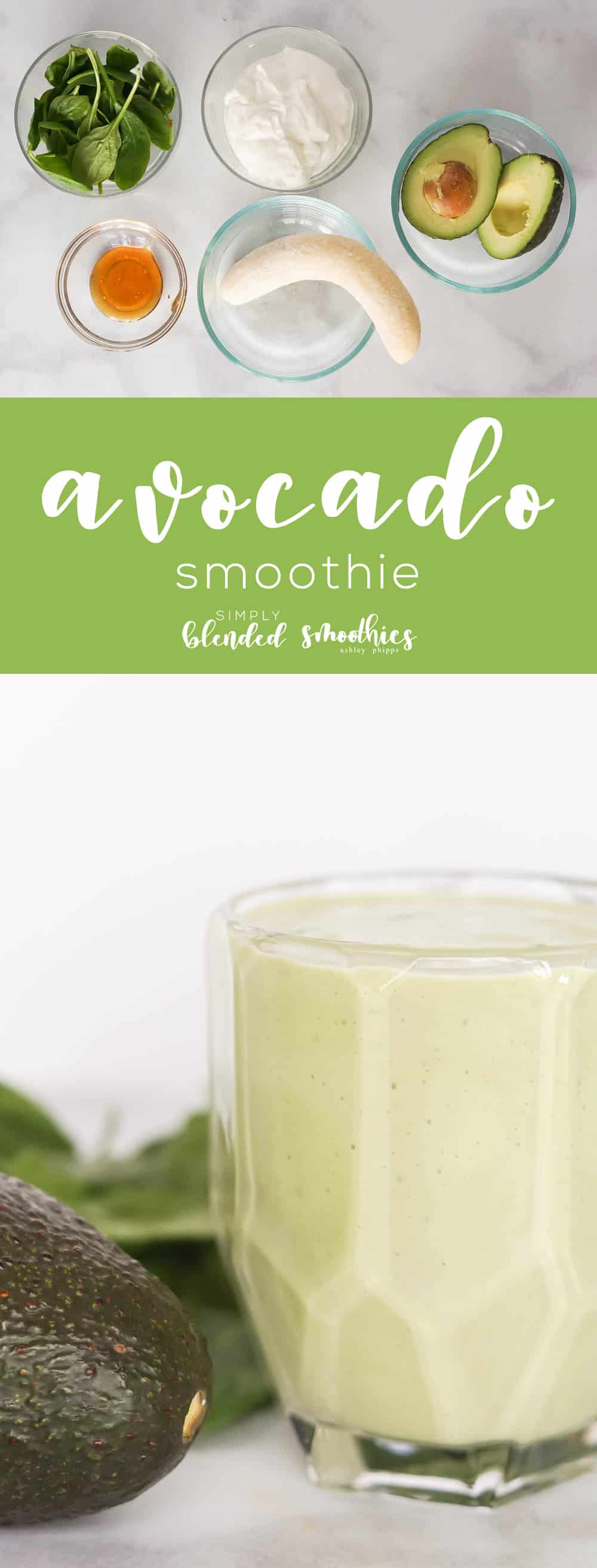 Avocado Smoothie - avocado smoothies are so rich and creamy and this one is full of healthy foods while tasting delicious