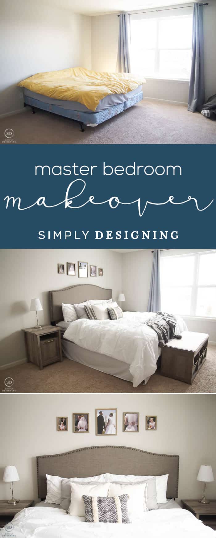 Incredible Master Bedroom Makeover - Before and After