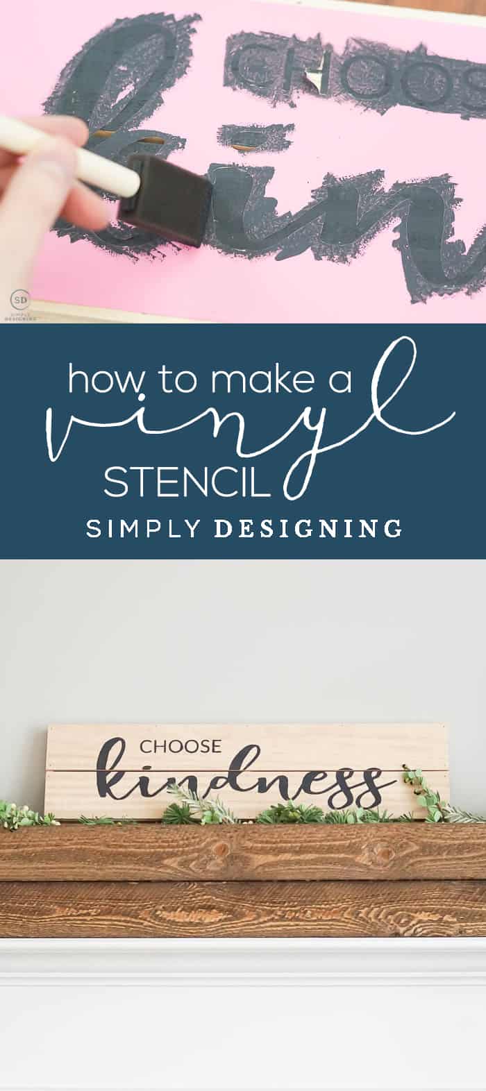 how to make a vinyl stencil simply designing with ashley