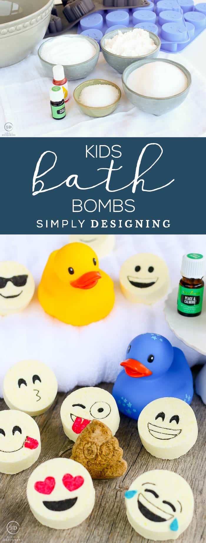 My easy bath bomb recipe shows you how to make bath bombs that are perfect for kids. Kids bath bombs that will help them feel calm! 