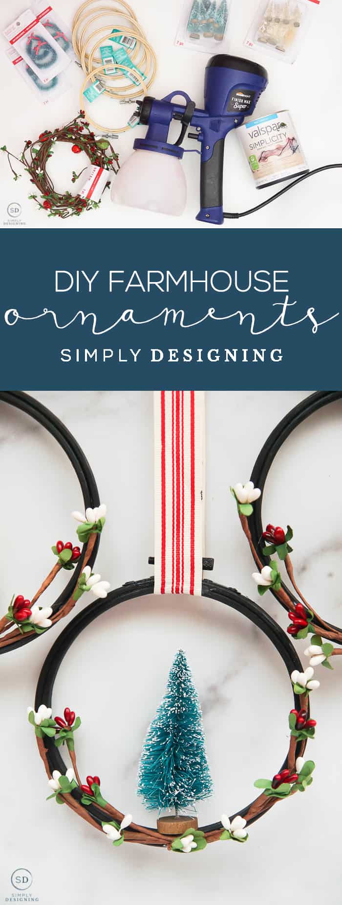 If you are looking for an easy and inexpensive way to decorate your tree this year check out this post about how to make farmhouse Christmas ornaments