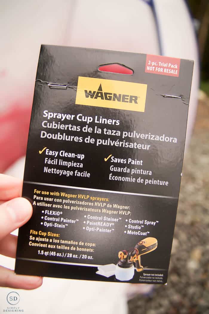 spray cup liner package