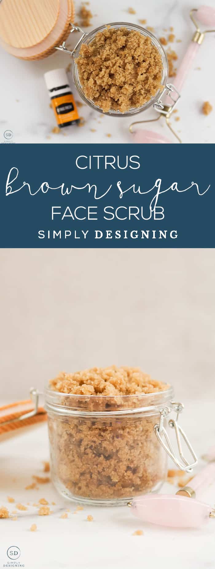 This citrus brown sugar face scrub is a natural way to exfoliate your skin from the comfort of your own home