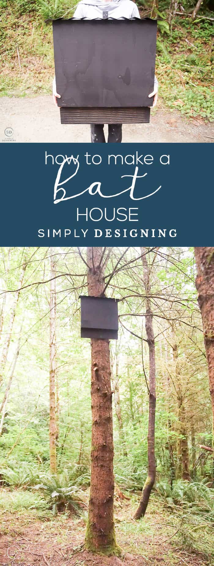 Attract bats to your property with this easy-to-make Bat House It is a simple and inexpensive way to make a DIY bat house