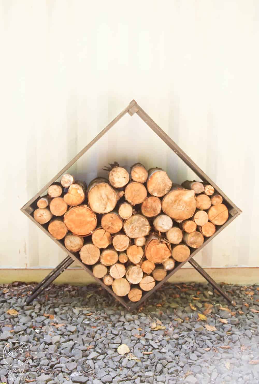 how to make a firewood holder