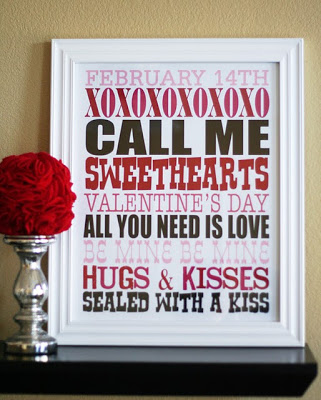 1825+Vday1 | Valentine's Day Subway Art FREE Printables | 25 |