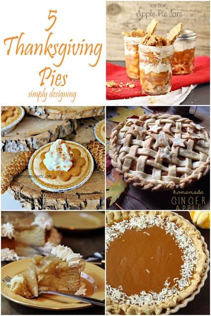 5+Fall+Pie+Recipes+Collage1 | 5 Thanksgiving-Worthy Pies | 8 | DIY Christmas Ornaments