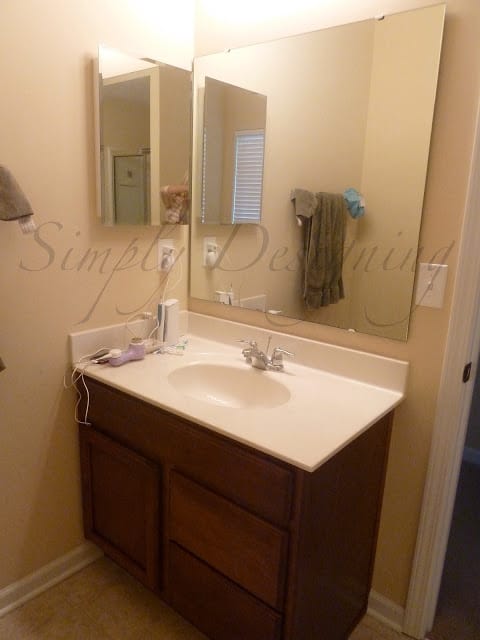 Bathroom Mirror Before 011 | Bathroom Mirror Re-Vamp {Part 1} | 1 |