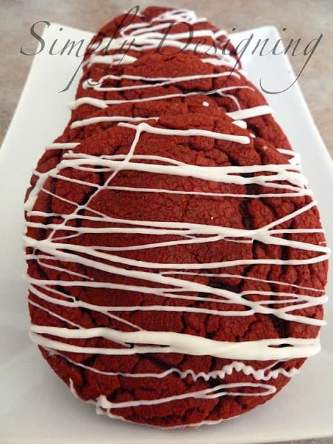 Cookies+011 | Red Velvet Cheesecake Cookies | 15 | Christmas Tree String Art