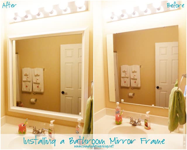 Mirror+Mate+Before+and+After+Collage1 | Installing Bathroom Mirror Frames | 23 | new carpet