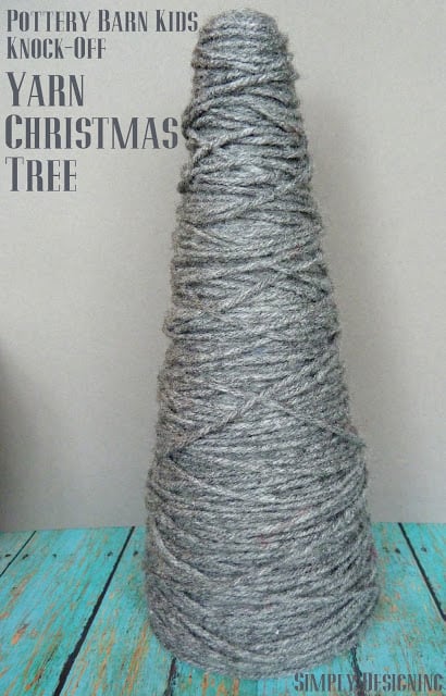PBK KnockOff Yarn Christmas Tree 01a1 | Yarn Wrapped Christmas Tree {Pottery Barn Kids Knock-Off} | 35 |