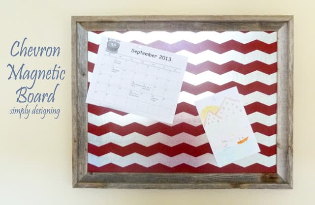 chevron+magnetic+board+021 | DIY Chevron Magnetic Board | 22 |