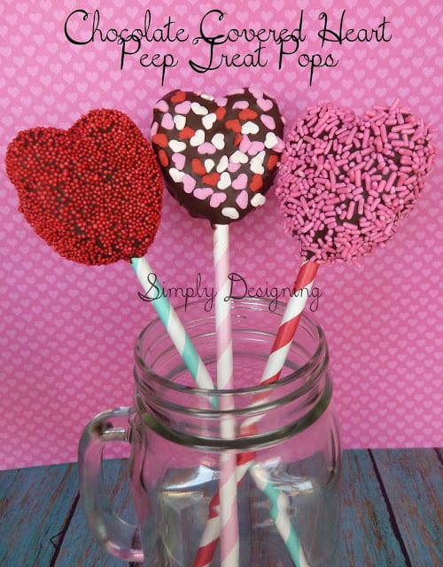 chocolate covered heart peep treat pops 01a1 | Chocolate Heart Peep Treat Pops | 10 |