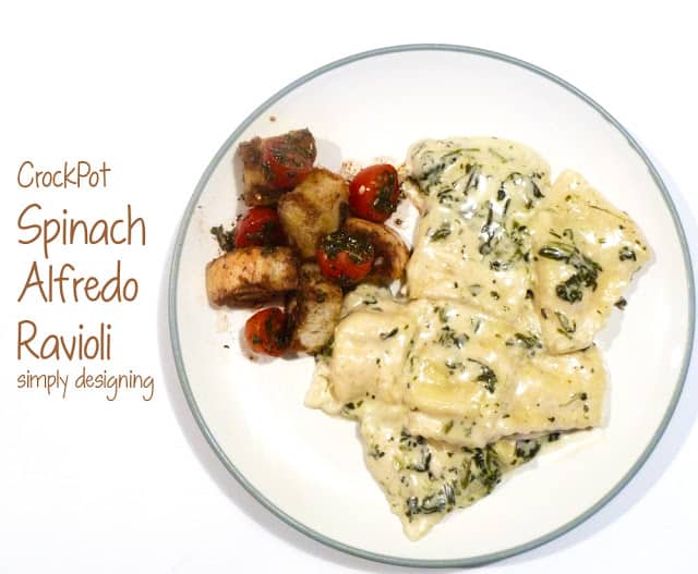 crockpot+spinach+alfredo+ravioli1 | Crock Pot Spinach Alfredo Ravioli #emealstotherescue #PMedia #ad | 10 |