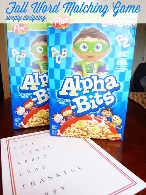 fall+word++matching+game+11 | Fall Word Matching Game (kids activity) #alphabits #sponsored | 9 |