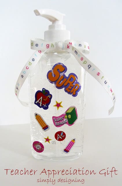 hand sanitizer or soap teacher gift 11 | A+ Hand Sanitizer or Soap Gift {Teacher Appreciation} | 27 |