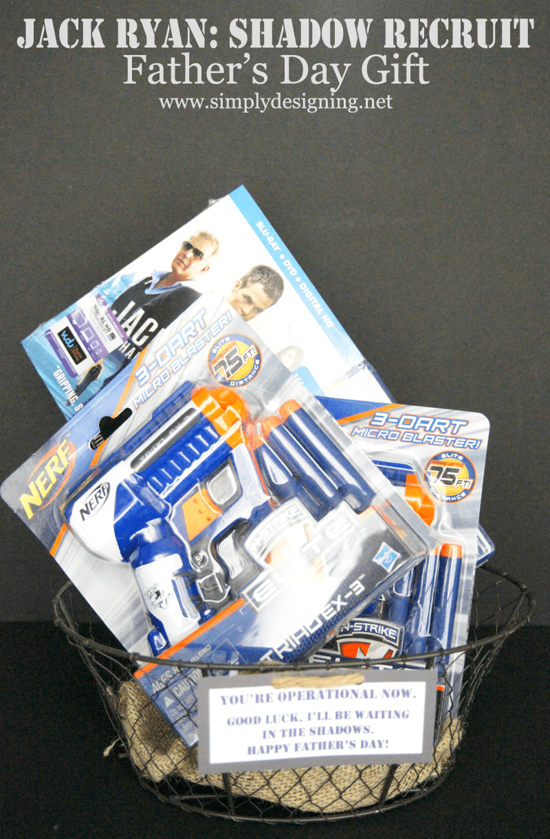 jack+ryan+gift+basket1 | Jack Ryan: Shadow Recruit Father's Day Gift Idea + Printable { #JackRyanBluRay #shop } | 34 | Christmas Tree String Art