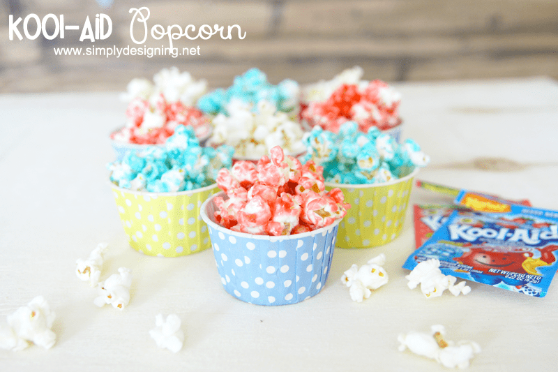 Kool-Aid Candied Popcorn 