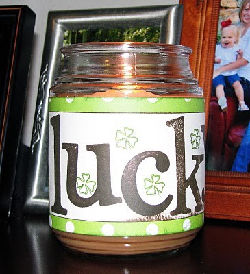 lucky+candle+jar+lulus+tiles1 | More Fun St. Patrick's Ideas | 7 |