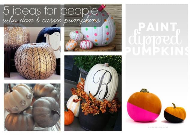 pumpkin+collage1 | 5 Ideas For People Who Don't Carve Pumpkins! | 19 |