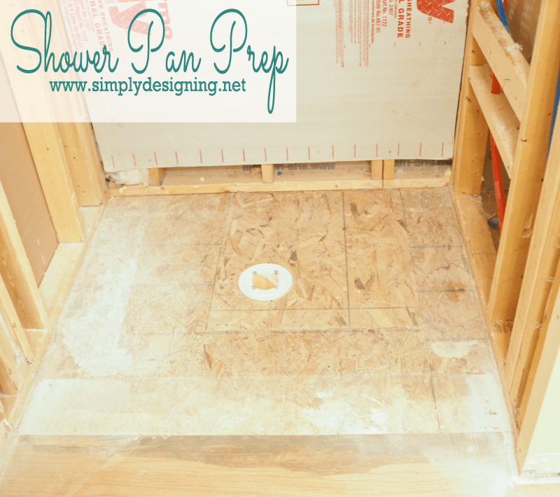 shower+pan+prep+DSC045501 | Master Bathroom Remodel: Part 3 { Prep for Shower Remodel } | 16 | new carpet