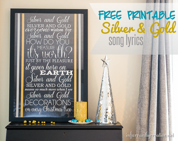 silverandgoldfreeprintable thumb1 | Silver and Gold Song Lyrics {Free Printable} {Silver and Gold Holiday Series} | 37 |